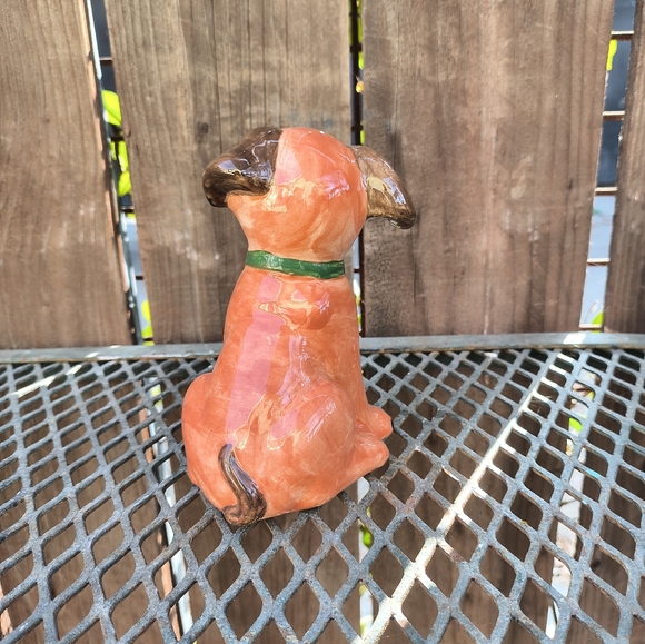 VINTAGE | Ceramic Dog Figurine w/ Artist Signature - Picture 4 of 6
